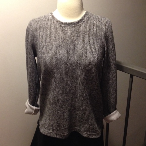 Madewell Sweaters - Madewell Textured Grey Pullover sweater