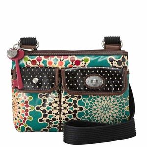 Fossil Key Per Top Zip Bright Multi