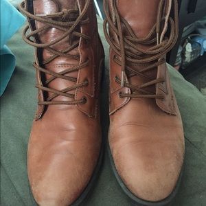 Brown ankle boots