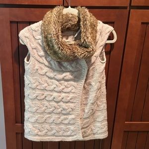 Gorgeous Zara fur and sweater vest!