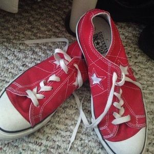 Red Converse Sneakers