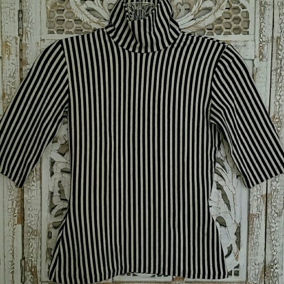 Betsey Johnson stripped turtleneck