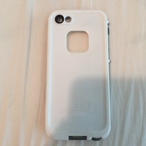 White LifeProof iPhone 5s phone case