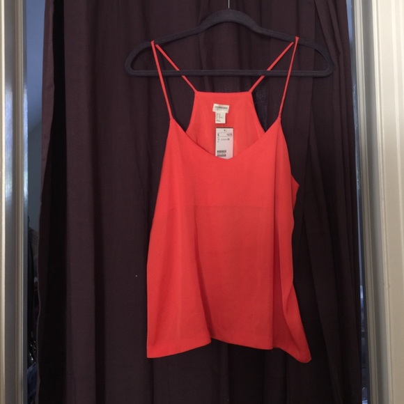 Orange tank top