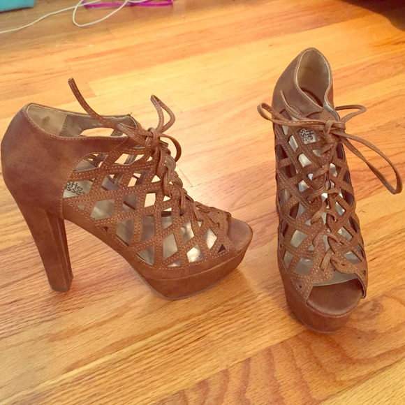 Lace up heels