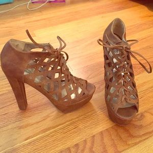 Lace up heels