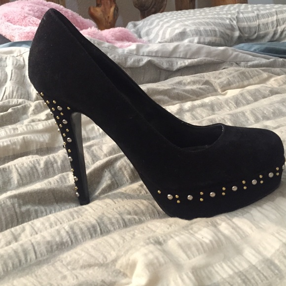 Steve Madden gold and silver studded pumps - Picture 3 of 3