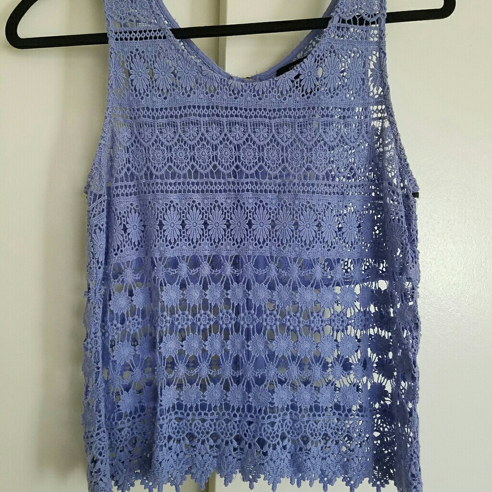 Lavender crochet top