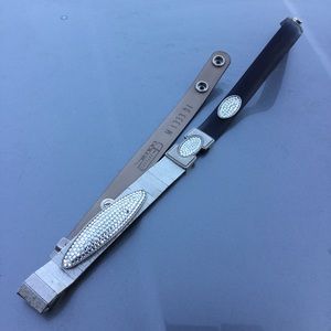 Black Belt with back snap closure M