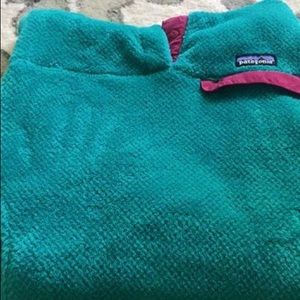 Teal fleece Patagonia