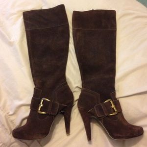 Super cute brown knee boots