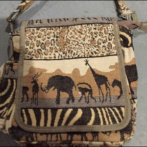 Safari animal print purse