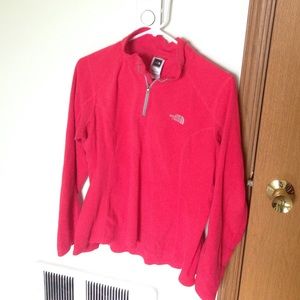 Pink quarter zip