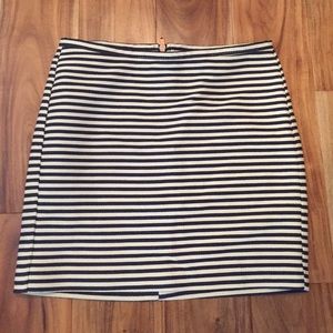 H&M Striped Mini Skirt