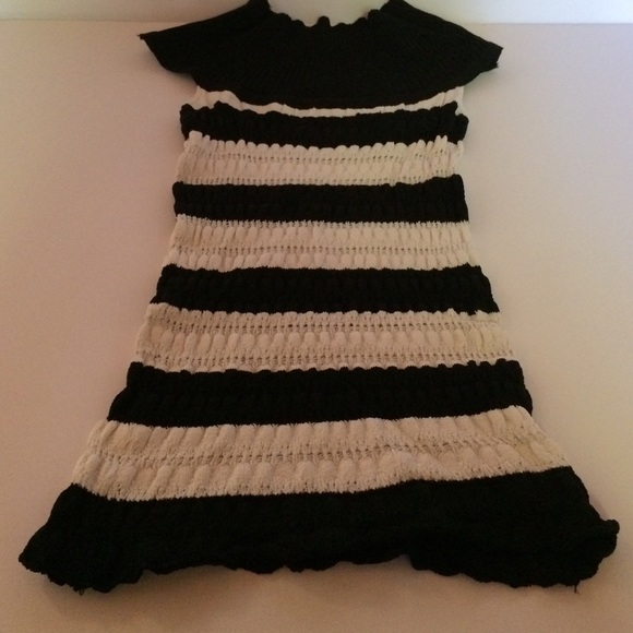 Y2K NWT Arden B white and black Top / knit style top - Picture 1 of 4