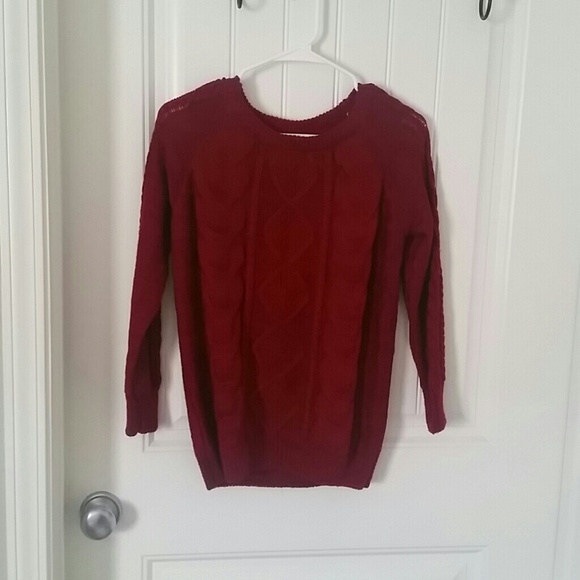 Deep Red Sweater