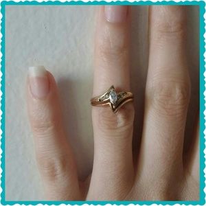RESERVED* 14k yellow gold engagement ring