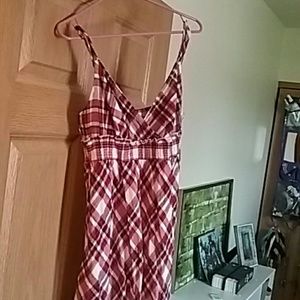 Plaid breezy summer dress
