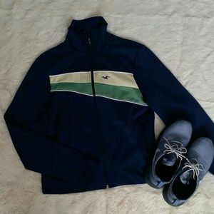 Navy Blue Hollister Jacket