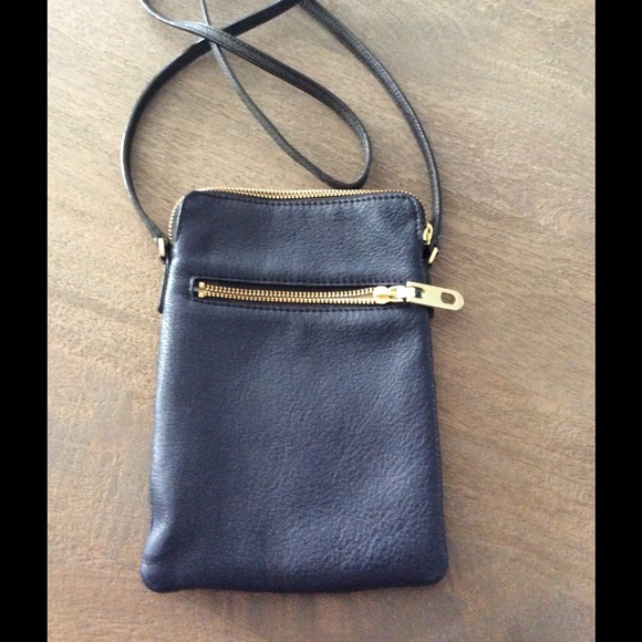 💕Leather bag with zipper