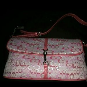 Beautiful pink Coach bag