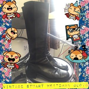 ❤️💀VTG soft leather STUART WEITZMAN boots!! 8.5/9