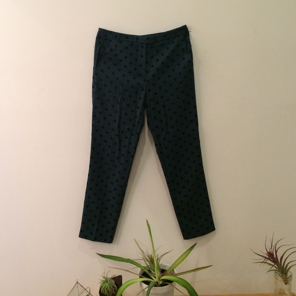 Topshop polka dot pants
