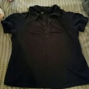 Black collared shirt from Torrid size 2
