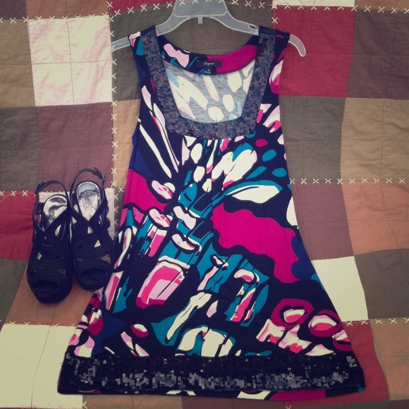 🎉 MOVING SALE 50%OFF 🎉Express sequins dress