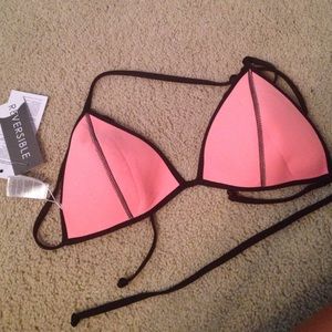 Reversible neoprene body glove top size S