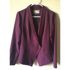 Love21 Burgundy Blazer