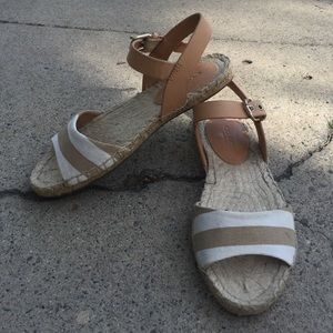 Coach "Reena" Canvas Slingback sandal