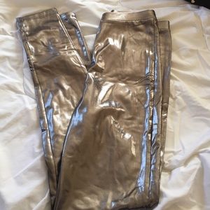 Forever 21 Metallic leggings