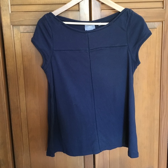 Navy Anthropologie top, size M.