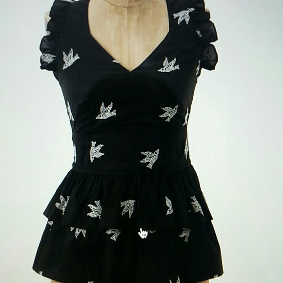 Anthropologie Swallow Dive Halter Top