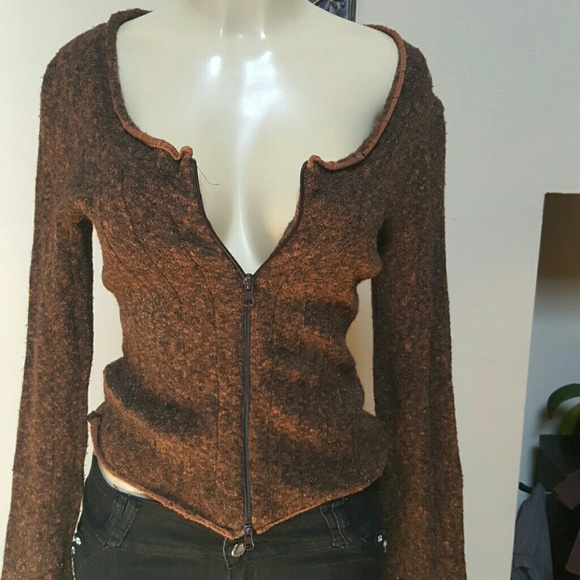 Brown sweater