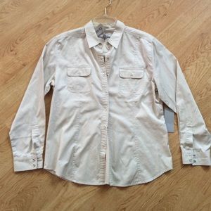 Chico's button down shirt NWT