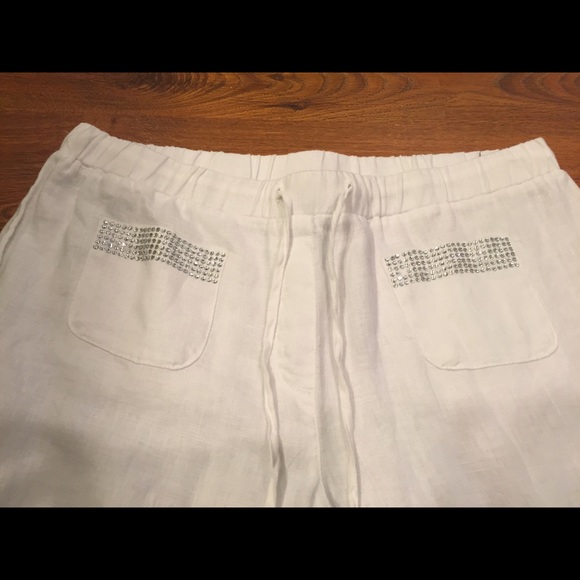 Style & Co Wide Leg Linen Pants