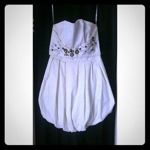 Short poofy formal dress