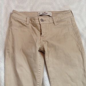 Hollister 00R W23 L31 tan skinny jeans