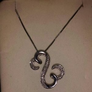 Open heart necklace