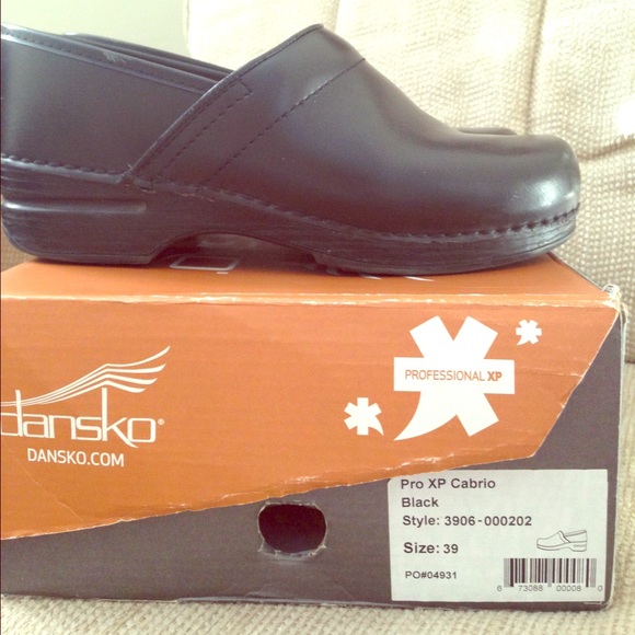 Black Dansko clogs