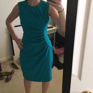 Teal Calvin Klein dress