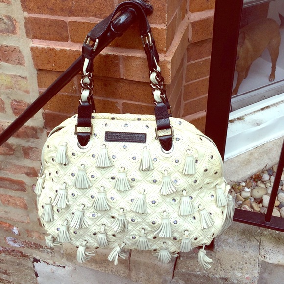 Marc Jacobs Ivory Patent Leather 'Dancer' Bag