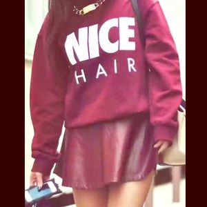 Alex and Chloe NICE HAIR Sweatshirt