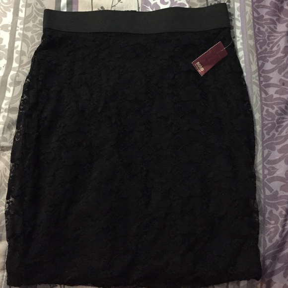 Lace bodycon lace skirt