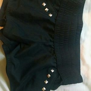 Unique Black Gold Studded Shirts