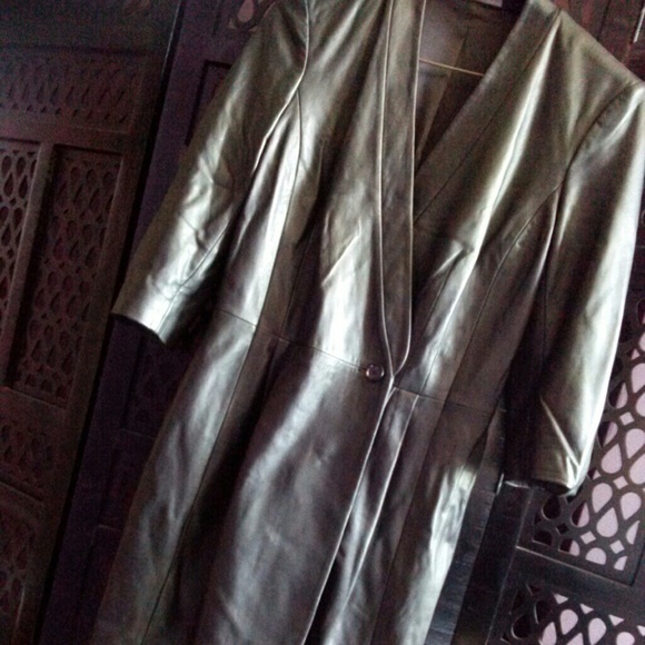 A/X  Armani Exchange Leather Dress - Picture 1 of 2