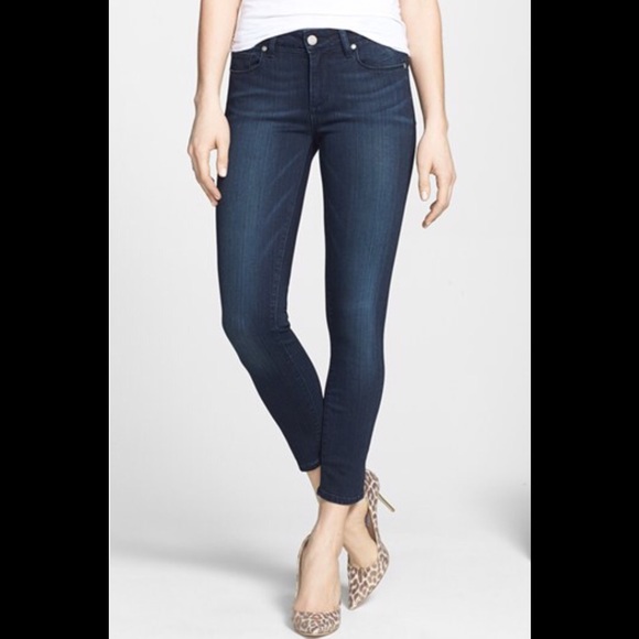 Paige Denim cropped skinny jeans  - min. use.