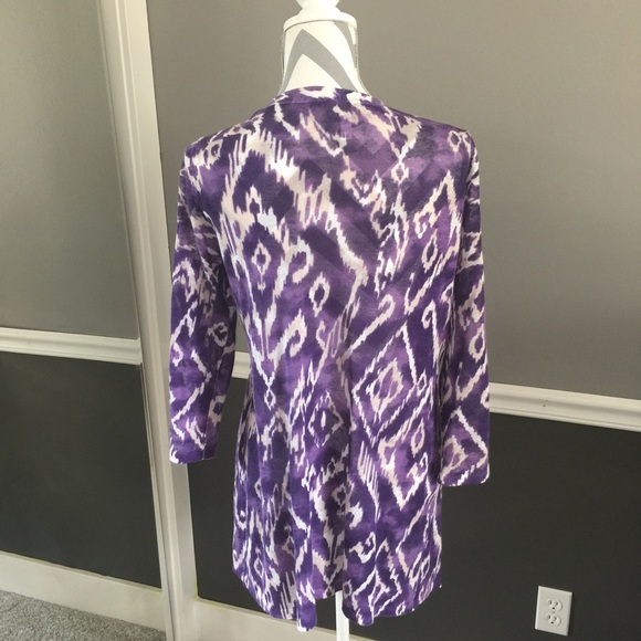Travelers Collection by Chicos Purple Top - Picture 2 of 4